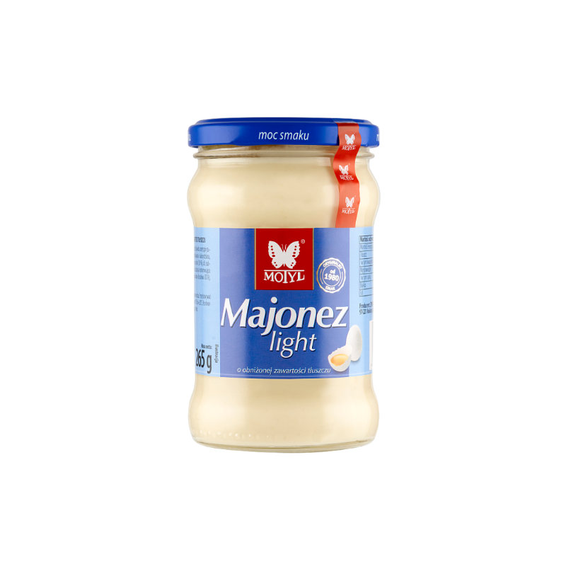 MOTYL MAJONEZ LIGHT NISKOTŁUSZCZOWY o obniżonej zawart