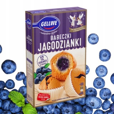 Gellwe BABECZKI JAGODOWE JAGODZIANKI 12 szt  307g