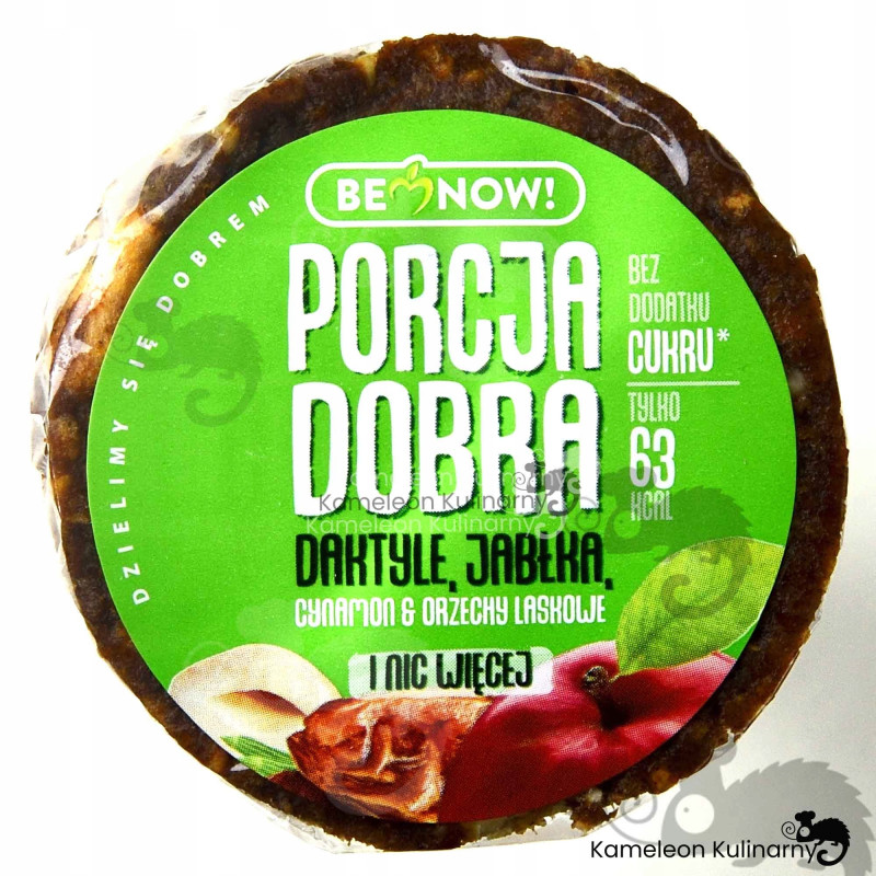 PORCJA DOBRA PRZEKĄSKA OWOCOWO-ORZECHOWA daktyl jabłko orzechy cynamon 20g