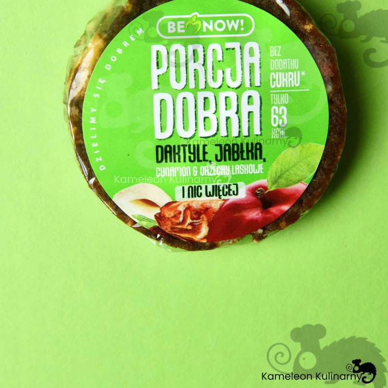 PORCJA DOBRA PRZEKĄSKA OWOCOWO-ORZECHOWA daktyl jabłko orzechy cynamon 20g