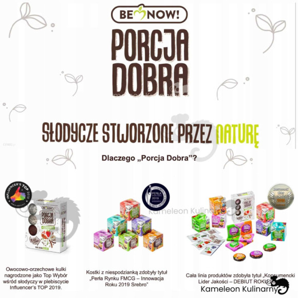 PORCJA DOBRA PRZEKĄSKA OWOCOWO-ORZECHOWA daktyl jabłko orzechy cynamon 20g PORCJA DOBRA PRZEKĄSKA OWOCOWO-ORZECHOWA daktyl jabłko orzechy cynamon 20g