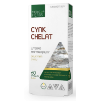 Medica Herbs CYNK CHELAT DIGLICYNIAN CYNKU 15 MG 60 KAPSUŁEK