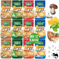 SALZA PRZEKĄSKI BREDO ROLLS MIX SMAKÓW Szpinak Grzyby Sól Pizza x12 0,84KG