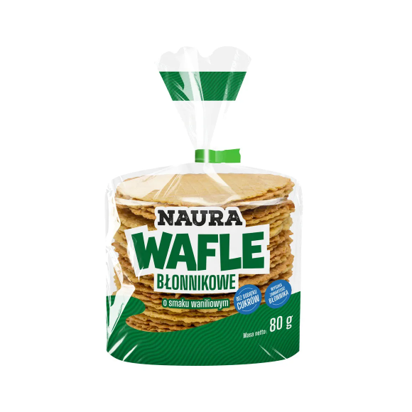 NAURA WAFLE OWSIANO-PSZENNE Z BŁONNIKIEM OWSIANYM O SMAKU