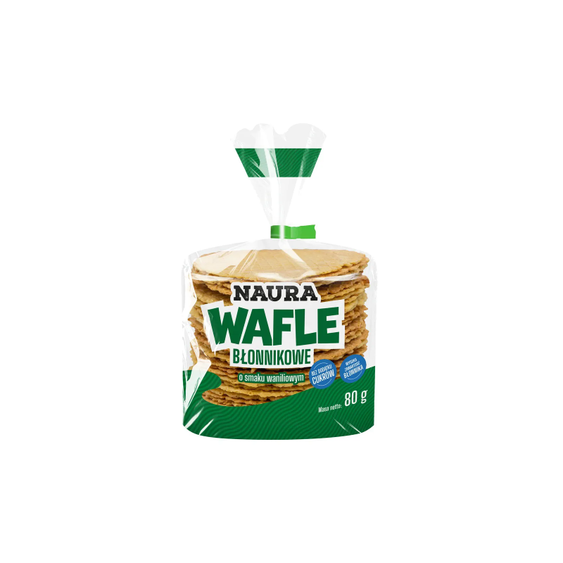 NAURA WAFLE OWSIANO-PSZENNE Z BŁONNIKIEM OWSIANYM O SMAKU