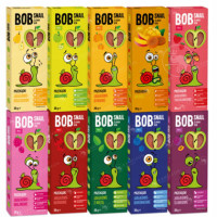 ŚLIMAK BOB SNAIL owocowa przekąska bez dod cukru 30G MIX SMAKÓW 10szt 0,3KG