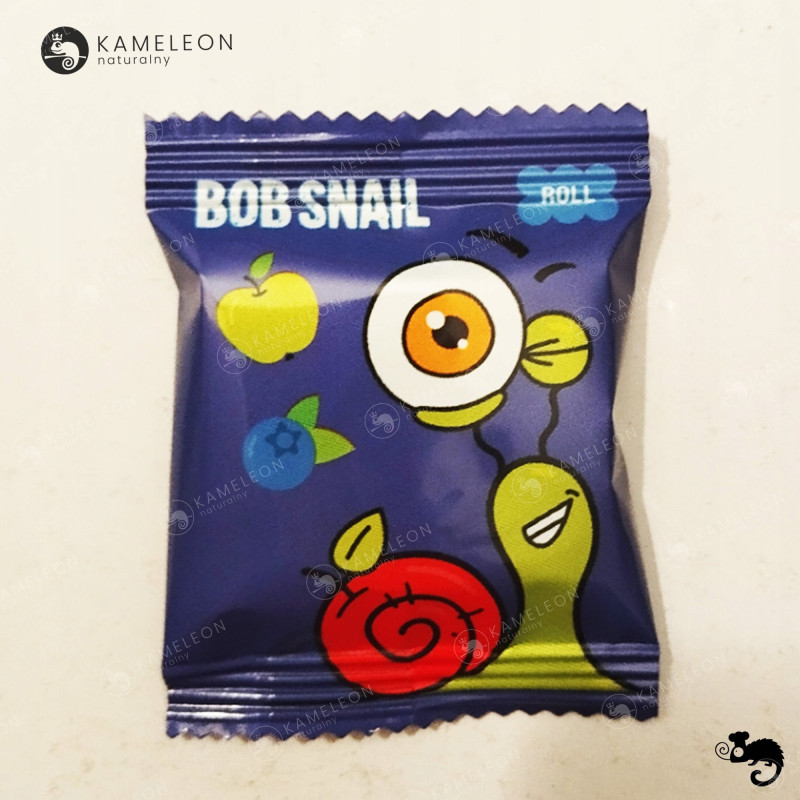 ŚLIMAK BOB SNAIL przekąska BEZ CUKRU JABŁKO BORÓWKA 10g x40 100G x4 0,4KG