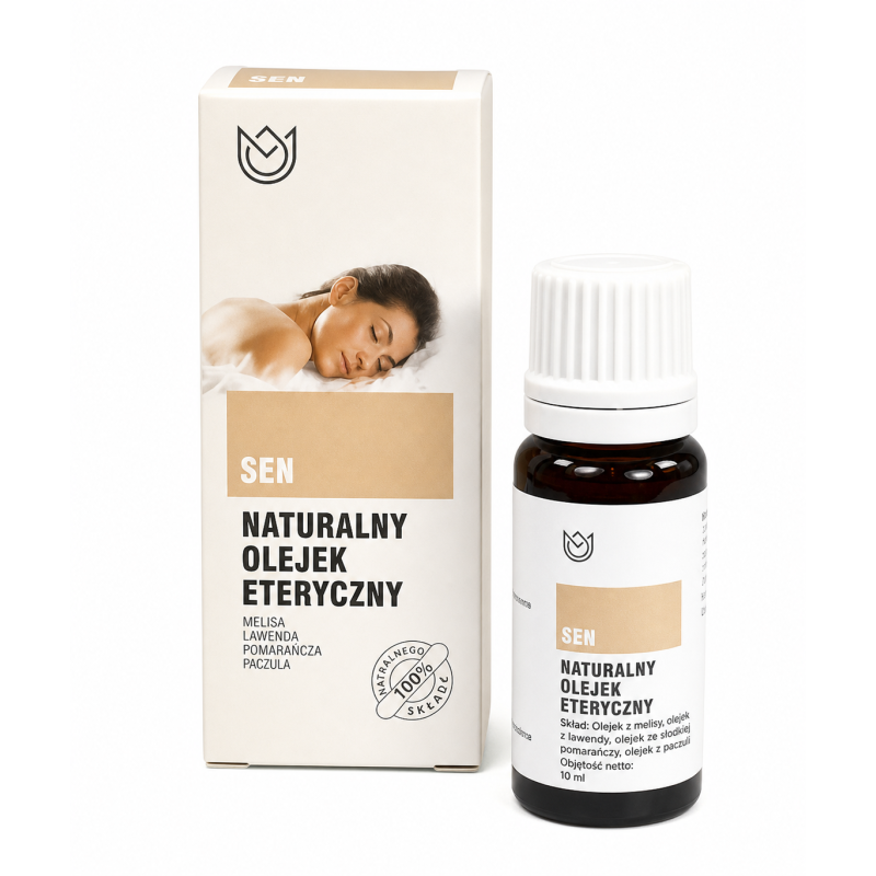 NATURALNY OLEJEK eteryczny NA SEN mix 4 olejków