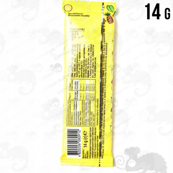 ŚLIMAK BOB SNAIL PRZEKĄSKA GRUSZKOWO-ANANASOWA 14G ŚLIMAK BOB SNAIL PRZEKĄSKA GRUSZKOWO-ANANASOWA 14G