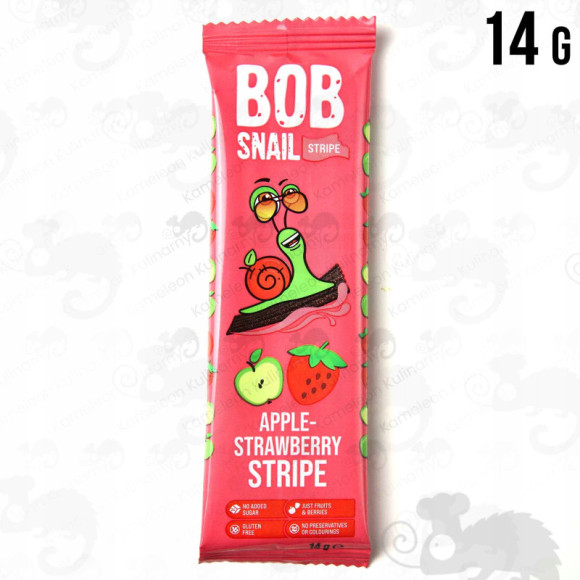ŚLIMAK BOB SNAIL PRZEKĄSKA JABŁKOWO-TRUSKAWKOWA 14 ŚLIMAK BOB SNAIL PRZEKĄSKA JABŁKOWO-TRUSKAWKOWA 14