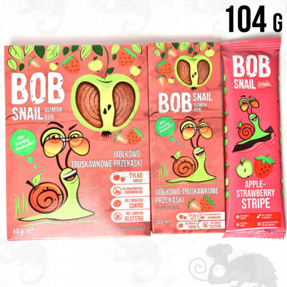 ŚLIMAK BOB SNAIL PRZEKĄSKA JABŁKOWO-TRUSKAWKOWA 14 ŚLIMAK BOB SNAIL PRZEKĄSKA JABŁKOWO-TRUSKAWKOWA 14