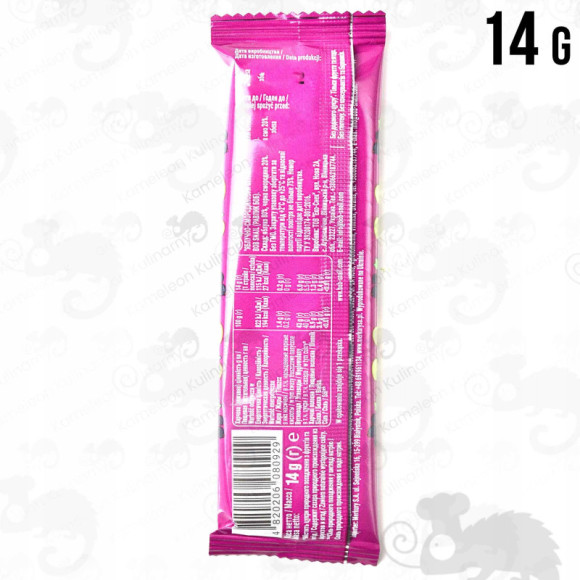 ŚLIMAK BOB SNAIL PRZEKĄSKA OWOCOWA bezCukru JABŁKO-PORZECZKA 14g x30 0,42KG ŚLIMAK BOB SNAIL PRZEKĄSKA OWOCOWA bezCukru JABŁKO-PORZECZKA 14g x30 0,42KG