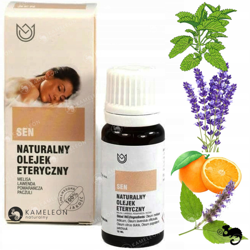 NATURALNY OLEJEK eteryczny NA SEN mix 4 olejków