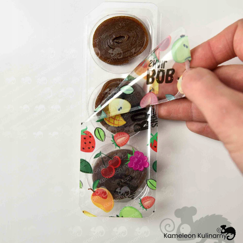 ŚLIMAK BOB SNAIL PRZEKĄSKA OWOCOWA bezCukru JABŁKO-PORZECZKA 14g x30 0,42KG