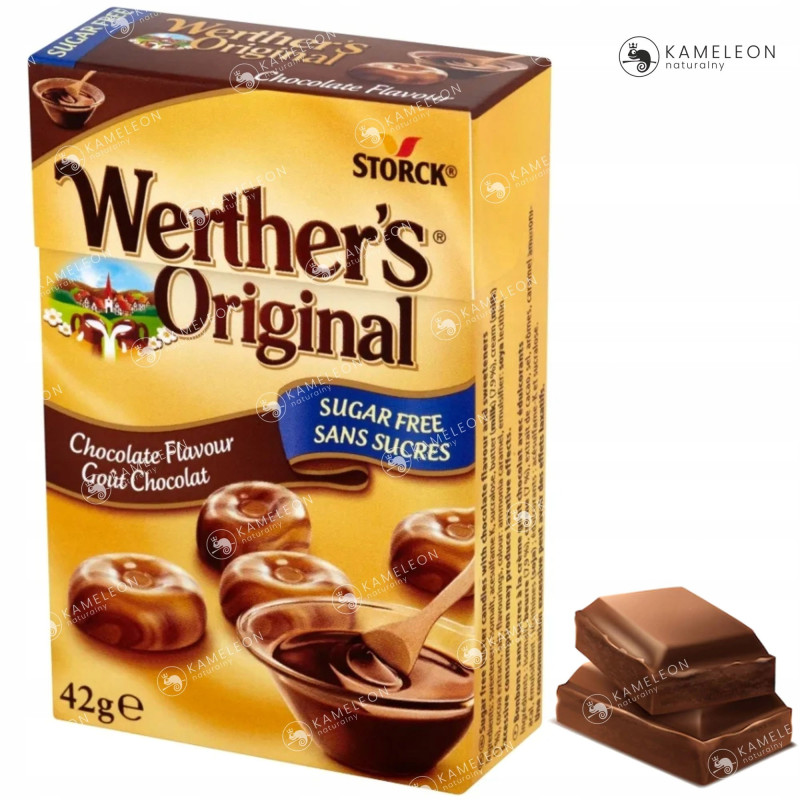 WERTHER's ORIGINAL karmelki CUKIERKI bez cukru x10