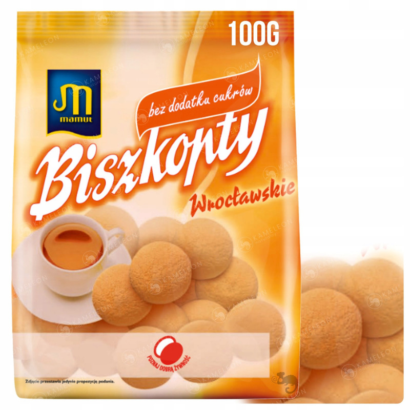 BISZKOPTY WROCŁAWSKIE bez cukru DELIKATNE