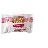 GOFERKI WAFLOWE waflove MAŚLANE wafle z masłem 7% SŁODKIE 70g GOTSZLIK