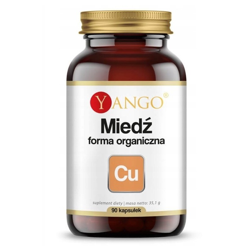 Yango MIEDŹ FORMA ORGANICZNA wprawie UKŁAD NERWOWY