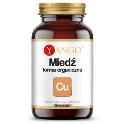 Yango MIEDŹ FORMA ORGANICZNA wprawie UKŁAD NERWOWY