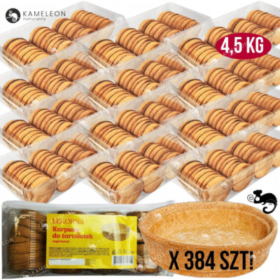 KORPUSY DO TARTALETEK BABECZEK DESERÓW WYTRAWNE 32szt x12 opak 384szt 4,5KG