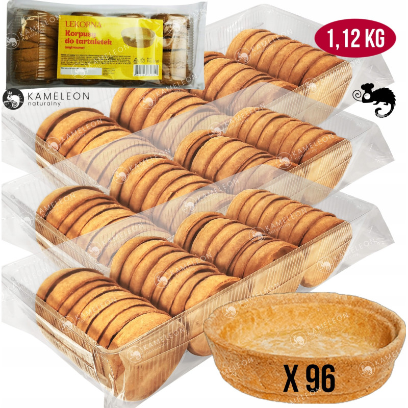 KORPUSY DO TARTALETEK BABECZEK DESERÓW WYTRAWNE 32szt x3 opak 96szt 1,12G