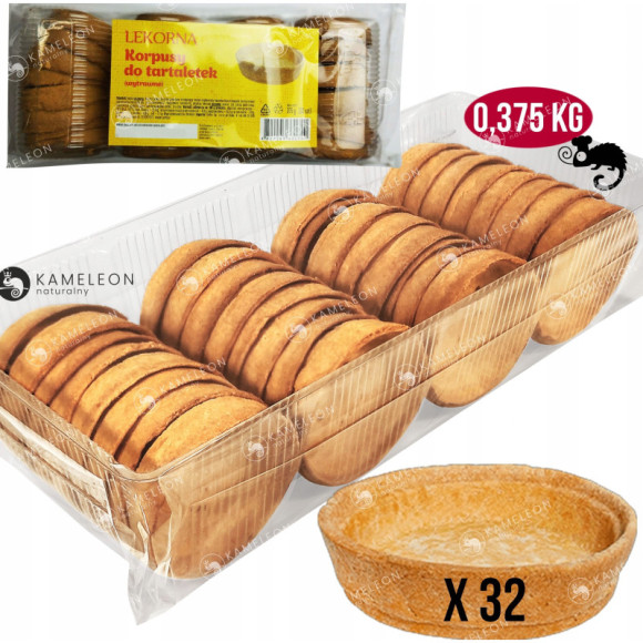 KORPUSY DO TARTALETEK BABECZEK DESERÓW WYTRAWNE 32szt x3 opak 96szt 1,12G KORPUSY DO TARTALETEK BABECZEK DESERÓW WYTRAWNE 32szt x3 opak 96szt 1,12G