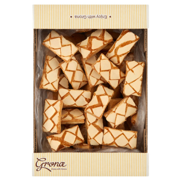 ŁAZANECZKI kruche delikatne CIASTKA Z CIASTA FRANCUSKIEGO 400g 0,4KG GRONA ŁAZANECZKI kruche delikatne CIASTKA Z CIASTA FRANCUSKIEGO 400g 0,4KG GRONA