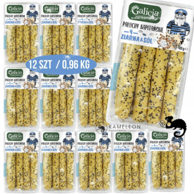 PALUCHY KAPITAŃSKIE 4 ZIARNA & SÓL x12 opak 0,96KG