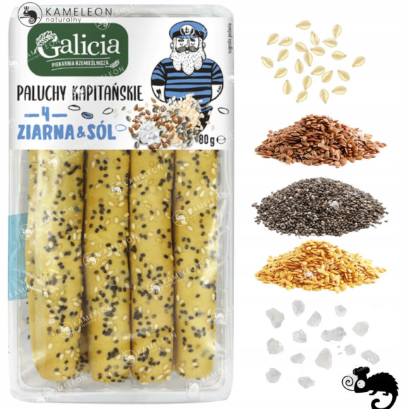 PALUCHY KAPITAŃSKIE 4 ZIARNA & SÓL x12 opak 0,96KG PALUCHY KAPITAŃSKIE 4 ZIARNA & SÓL x12 opak 0,96KG