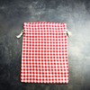 Kameleon Kulinarny WOREK A LA LNIANY 22x30 kratka CZERWONY