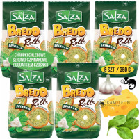 SALZA CHRUPKI BREDO ROLLS SŁONA PRZEKĄSKA szpinak ser czosnek 350G