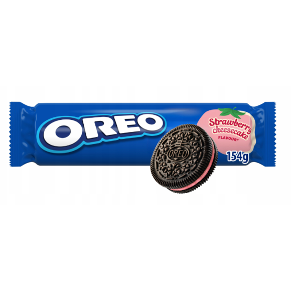 OREO  STRAWBERRY CHEESECAKE markizy z kremem truskawkowym