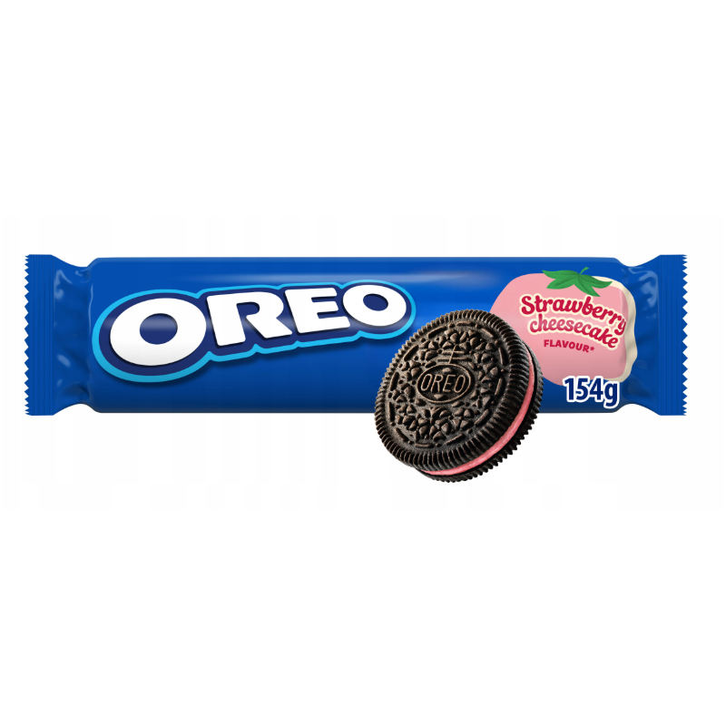 OREO  STRAWBERRY CHEESECAKE markizy z kremem truskawkowym