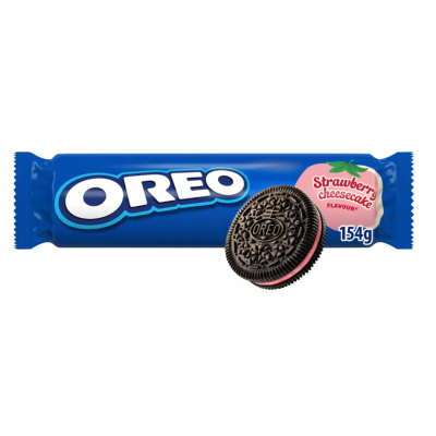 OREO  STRAWBERRY CHEESECAKE markizy z kremem truskawkowym