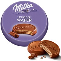 MILKA - CHOCO WAFER 30G czekoladowy okrągły wafelek w