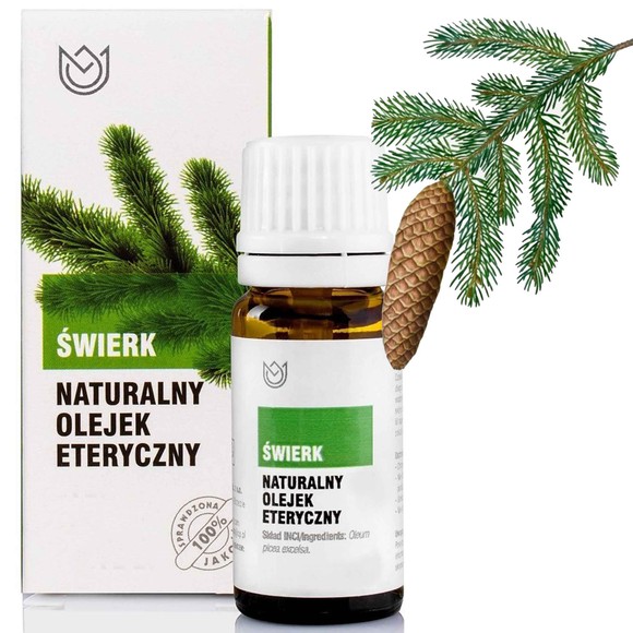 Naturalne Aromaty - Naturalny OLEJEK ETERYCZNY ŚWIERK 10ml
