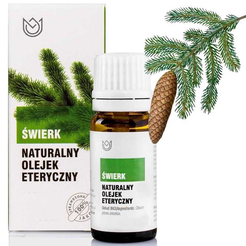 Naturalne Aromaty - Naturalny OLEJEK ETERYCZNY ŚWIERK 10ml