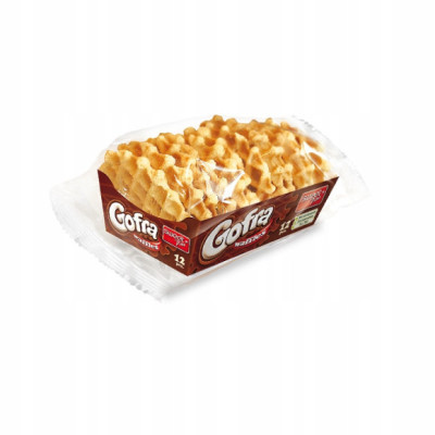 SWEET PLUS GOFRA waffles GOFRY CIASTKA KRUCHE Z DODATKIEM MASŁA duże 170g