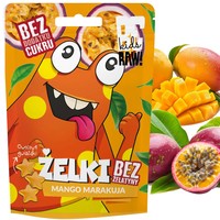 BE RAW KIDS żelki OWOCOWE MANGO MARAKUJA BEZ CUKRU ŻELATYNY