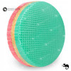 WAFLE TORTOWE RAINBOW KOLOROWE TĘCZA tęczowe 22cm 9szt 90G LECORNA