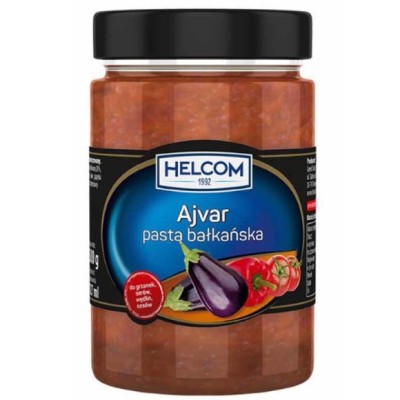AJVAR BAŁKAŃSKA PASTA WARZYWNA z GRILOWANYM BAKŁAŻANEM do