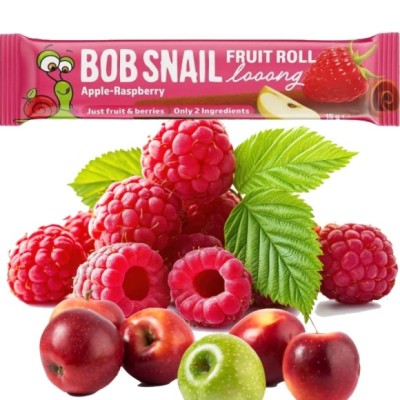 BOB SNAIL FRUIT ROLL LOOONG PRZEKĄSKA JABŁKO MALINA 15G