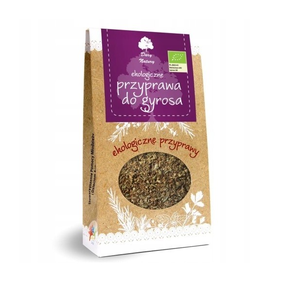 Dary Natury Ekologiczna PRZYPRAWA DO GYROSA 50g mieszanka