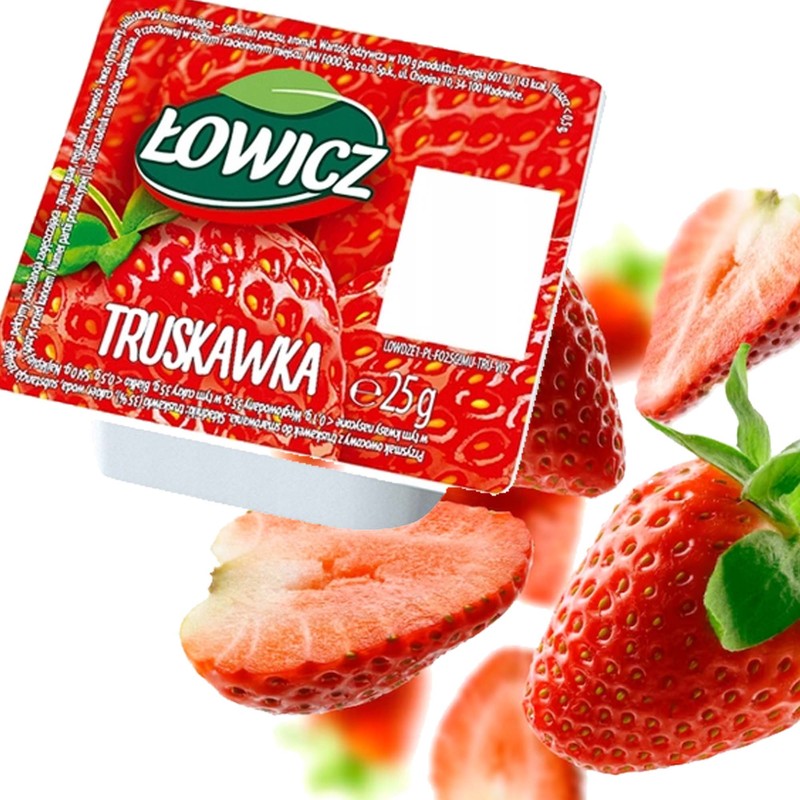 Łowicz PRZYSMAK OWOCOWY Z TRUSKAWEK dżem konfitura
