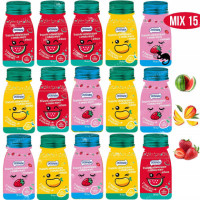 DRAŻE ODŚWIEŻAJĄCE mix SMAKÓW ARBUZ TRUSKAWKA MANGO 16g x15 szt