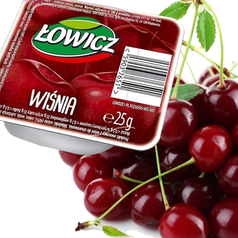 Łowicz PRZYSMAK OWOCOWY Z WIŚNI dżem konfitura wiśniowa