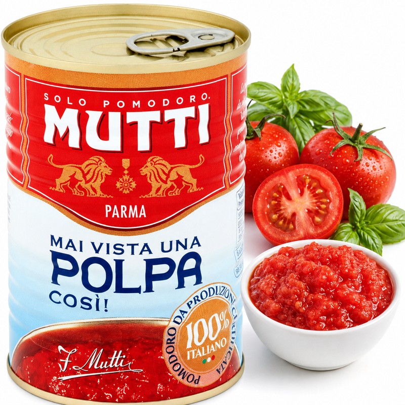 Develey MUTTI PULPA WŁOSKA POMIDORY DROBNO KROJONE 400 G