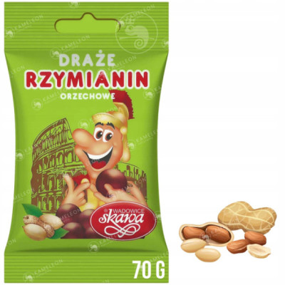DRAŻE RZYMIANIE cukierki orzechowe SKAWA 1szt 70g