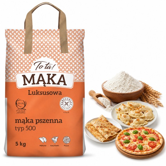 TOTA MĄKA PSZENNA LUKSUSOWA TYP 500 PIEROGI NALEŚNIKI PIZZA