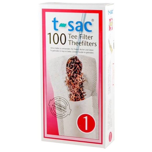 T-SAC FILTRY DO HERBATY papierowe ROZMIAR 1 MAŁE (62 x